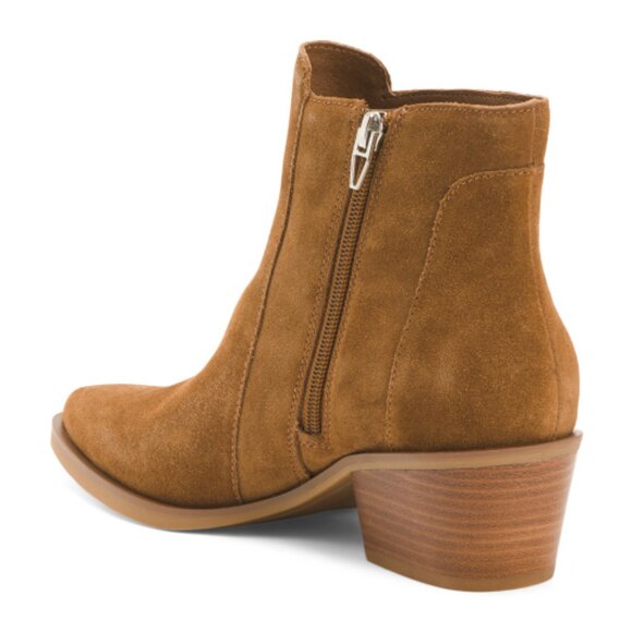 NEW DOLCE VITA Sawyer Booties chestnut for women 563tn - Picture 4 of 4